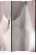 Διαχωριστικό με 3 τμήματα - Tulips fine art - black and white II [Room Dividers]