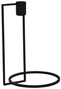 Κηροπήγιο Numazu Design 422023 15x13x20cm Black Eglo Aluminium