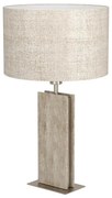 Φωτιστικό Επιτραπέζιο Belesar 390408 Ε27 38x67cm Stone-Linen Eglo