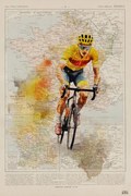 Εικονογράφηση Bicycle Race France, Thomas Chedeville