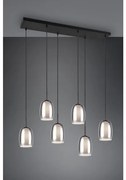 Κρεμαστό Φωτιστικό Οροφής 6xE14 10W IP20 Barret 317500654 Trio Lighting-317500654-Μαύρο 317500654