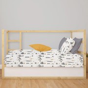 Παπλωματοθήκη Κούνιας (120x160) Dimcol Seabirds 578 White - Grey