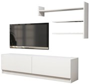 Σύνθετο ArteLibre ALPHA Λευκό 160x32x40cm Arte-14410011