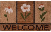 Πατάκι Εισόδου Ruco Style Welcome Daisies 011 45x75cm Beige-Multi Sdim 45X75