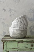 ΚΑΛΑΘΙ ΑΠΟΘΗΚΕΥΣΗΣ 28x15cm NIMA - PANIER IVORY
