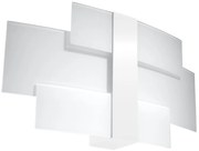 Sollux Φωτιστικό τοίχου Celia 2,χάλυβας, γυαλί,2xG9/40w