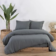 Παπλωματοθήκη Cotton-Linen Green Nef-Nef Μονό 160x220cm Βαμβάκι-Λινό