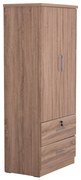 ΝΤΟΥΛΑΠΑ ΜΕ ΣΥΡΤΑΡΙΑ REINA HM2484.11 SONAMA OAK ΜΕΛΑΜΙΝΗ 80x48x183Υεκ. - HM2484.11