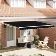 vidaXL Σκηνίτσα Αναδιπλούμενη Μαύρο 400 x 300 εκ Πολυεστέρας