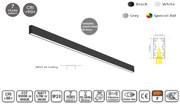 MP27.56C-143-H-3-O-OF-BL Linear Profile Lighting Ceiling 27.5x56mm 143cm HOMELIGHTING 77-16190