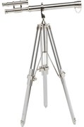 Διακοσμητικό Δαπέδου Τηλεσκόπιο Ασημί 71x49x125 εκ. - Ασημί