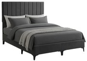 Intrahome Κρεβάτι Moega Intrahome ύφασμα σε ανθρακί απόχρωση 160x200εκ | SKU: INTRAPA-434111129
