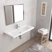 Νιπτήρας Αναρτώμενος Sava 2100 100x46x16,5cm White Karag Πορσελάνη