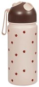 Παγούρι Παιδικό Ισοθερμικό Yummy 53-107388 360ml Beige-Brown Oyoy 360ml Αλουμίνιο,Σιλικόνη