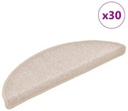 vidaXL Στρώματα για σκάλες 30 τεμάχια Taupe 56x17x3 cm