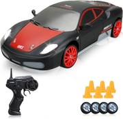 Remote Control Drift Car 2.4GHz 1:24 Scale 4WD 15KM-H - Μαύρο