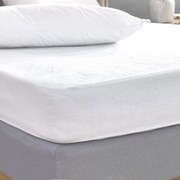 Κάλυμμα Στρώματος Comfort Waterproof White Palamaiki Διπλό 150x235cm 100% Βαμβάκι