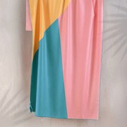 Πετσέτα Θαλάσσης Microfiber (90x160) 2 Όψεων Rythmos Spectrum Pink
