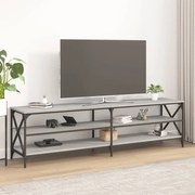 vidaXL Έπιπλο Τηλεόρασης Γκρι Sonoma 180x40x50 εκ. από Επεξεργ. Ξύλο