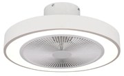 Ανεμιστήρας Οροφής Halo Flow 15W Με CCT LED Φωτισμό 45W Τηλεχειριστήριο Λευκό 50cm Estia 06-30155