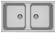 Νεροχύτης κουζίνας LIFE 450 Aluminium 79 ELLECI 86x50cm - LM245079