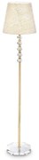 Φωτιστικό Δαπέδου Queen 077765 35x157,5cm 1xE27 60W Gold Ideal Lux