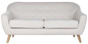 Καναπές DKD Home Decor Φυσικό πολυεστέρας ξύλο καουτσούκ Κρεμ (172 x 82 x 82 cm)