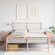 vidaXL Κομοδίνα 2 τεμ. Ροζ 36x39x50,5 εκ. από Χάλυβα