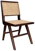 ΚΑΡΕΚΛΑ ΕΠΑΓΓΕΛΜΑΤΙΚΗ ARTELIBRE COEUS WENGE/ΦΥΣΙΚΟ ΞΥΛΟ/RATTAN 44X41X86CM