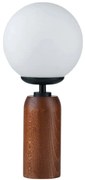 Φωτιστικό Επιτραπέζιο 534LUN5195 Φ15x33cm 1xE27 40W Walnut-White Opviq
