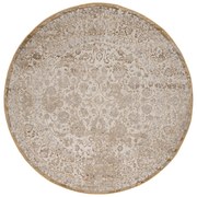Στρογγυλό Χαλί All Season (Φ160) Βιοκαρπέτ Gossip 8504A White Gold