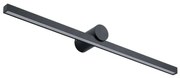 Φωτιστικό Τοίχου - Απλίκα Rosa 60450 Led 12W 60x15x7cm Black GloboStar Αλουμίνιο
