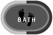 Υπεραπορροφητικό Πατάκι Μπάνιου (50x70) Dimcol Bath Grey