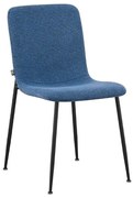 Καρέκλα Τραπεζαρίας FL5037 Fylliana Μπλέ με Μεταλλικά πόδια 56x43x83εκ. 4αδα
