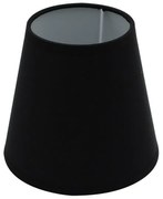 Καπέλο Φωτιστικού E14 Ύφασμα Φ14cm SPC 14 Arlight -284094-Μαύρο 0284094