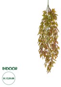 GloboStar® Artificial Garden HANGING LIMA BEAN 20844 Τεχνητό Διακοσμητικό Κρεμαστό Φυτό Φασόλι Λίμα Μ29 x Π10 x Υ86cm