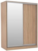 ΝΤΟΥΛΑΠΑ ΔΙΦΥΛΛΗ ΣΥΡΟΜΕΝΗ ΜΕ ΚΑΘΡΕΠΤΗ SONAMA HM2434 160x60x210 εκ.