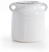 Βάζο Κεραμικό Lora 15.5X15.5 Ecru Nef-Nef Homeware Κεραμικό