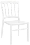 Siesta   Opera* Chair Glossy White  metax-01-00-2727 διάστ.52.0000 x 45.0000 x 92.0000