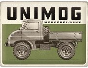 Μεταλλική πινακίδα Mercedes-Benz - Unimog