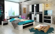 Σετ Κρεβατοκάμαρας 4 τεμαχίων 160/200, Stillo-Smart Home, Genomax