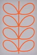 Χαλί Giant Linear Stem 460703 White-Orange Orla Kiely 140X200cm