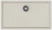 Teka Square 72.40 TG Bright Cream Υποκαθήμενος Γρανιτένιος Νεροχύτης 80 cm