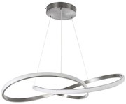 Φωτιστικό Οροφής Με Τηλεχειριστήριο Dexter 60915 Φ73cm Dim Led 10080lm 90W Nickel GloboStar