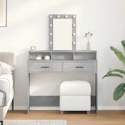 vidaXL Τραπέζι περιποίησης Γκρι 100 x 41 x 140 εκ. Επεξεργασμένο ξύλο