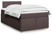 ΚΡΕΒΑΤΙ BOXSPRING ΜΕ ΣΤΡΩΜΑ ΣΚΟΥΡΟ ΚΑΦΕ 120X190 ΕΚ ΥΦΑΣΜΑΤΙΝΟ 3288915