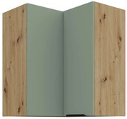 Κρεμαστό ντουλάπι γωνιακό Arianna 60x60 GN 72 2F-Φυστικί