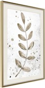 Αφίσα - Dried Twig - 40x60 - Χρυσό - Με πασπαρτού