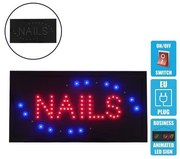 Διακοσμητικό Φωτιστικό Led Πινακίδα Nails 96304 Globostar 96304 Πολύχρωμο