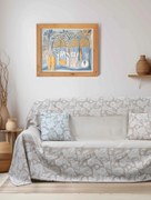 Ριχτάρι VELRION BEIGE Μπεζ Ριχτάρι τριθέσιου καναπέ: 170 x 300 εκ. MADI